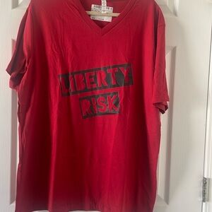 Cotton Men’s Graphic Tee Bella+Canvas XXL Red